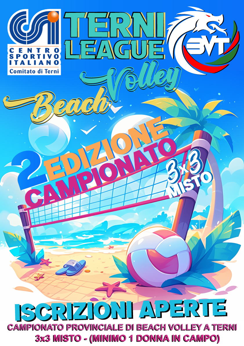 CSI TERNI LEAGUE BEACH VOLLEY TERNI